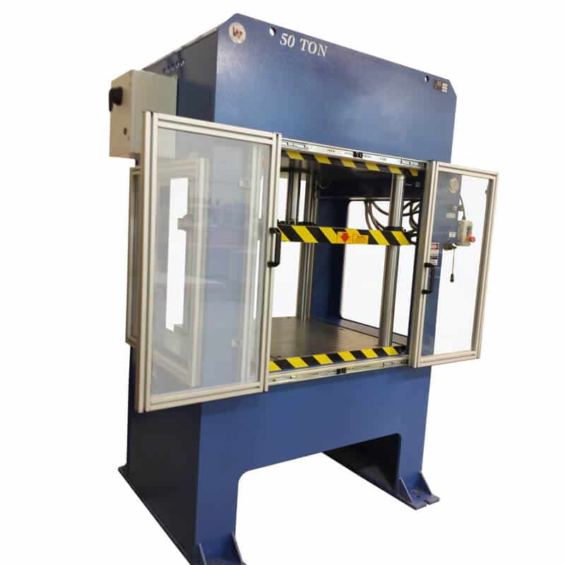 Utilisation du Systèmes sur mesure en extrusion d'aluminium sur une presse hydraulique